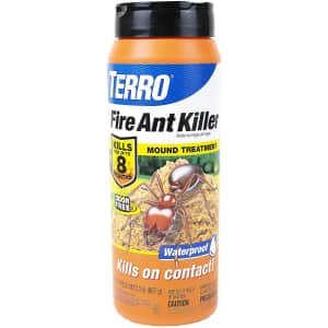 Terro Fire Ant Killer 2-lb. Waterproof Mound Treatment Granules for $12 Terro Fire Ant Killer 2-lb. Waterproof Mound Treatment Granules for $12