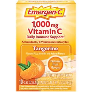 Emergen-C 1000mg Vitamin C Powder, with Antioxidants, B Vitamins and Electrolytes, Vitamin C for $21