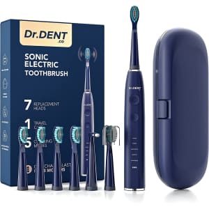 DrDent Premium Sonic Electric Toothbrush for $19