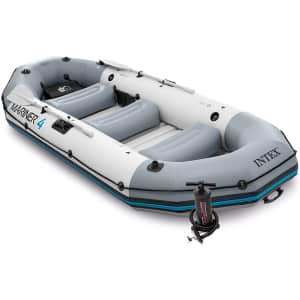 Intex Mariner 4-Person Inflatable Boat Set for $260