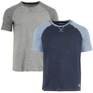 Eddie Bauer Men's Crewneck Tee 2-Pack for $17 Eddie Bauer Men's Crewneck Tee 2-Pack for $17