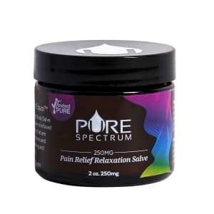 Pure Spectrum 250mg CBD Relaxing Salve for $23 Pure Spectrum 250mg CBD Relaxing Salve for $23
