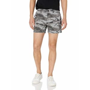 Goodthreads Men's Slim-Fit 5" Inseam Flat-Front Comfort Stretch Chino Shorts, Grey Camo 40 for $25 Goodthreads Men's Slim-Fit 5" Inseam Flat-Front Comfort Stretch Chino Shorts, Grey Camo 40 for $25