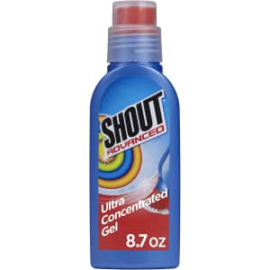 Shout Advanced Stain Remover 8.7-oz. Bottle for $3.31 via Sub & Save
