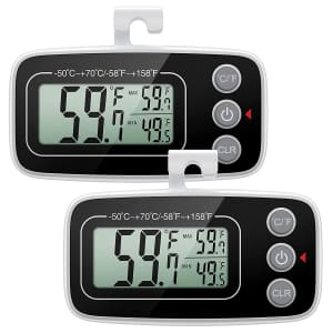 KeeKit Digital Refrigerator/Freezer Thermometer 2-Pack for $11 KeeKit Digital Refrigerator/Freezer Thermometer 2-Pack for $11