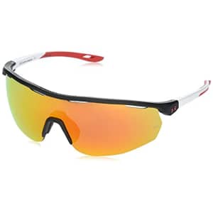 Under Armour Men's UA 0003/G/S Special Shape Sunglasses, Matte Black White/Infrared, 99mm, 1mm for $77