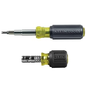 Klein Tools 80065 Schrader Driver Kit with Multi-Bit 11-in-1 Screwdriver/Nut Driver and 2-in-1 Nut for $29