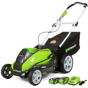 Greenworks 40V 19" Cordless 3-in-1 Push Lawn Mower for $340