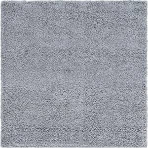 Unique Loom Solo Solid Shag Collection Area Modern Plush Rug Lush & Soft, 5' 0 x 5' 0 Square, Cloud for $51 Unique Loom Solo Solid Shag Collection Area Modern Plush Rug Lush & Soft, 5' 0 x 5' 0 Square, Cloud for $51