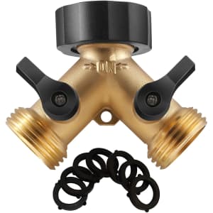 Ipow Solid Brass Garden Hose Connector for $9 Ipow Solid Brass Garden Hose Connector for $9