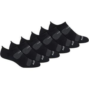 Saucony Men's Ventilating Comfort Fit Socks 6-Pack for $8