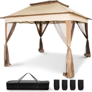 Happybuy 11x11-Foot Outdoor Canopy Gazebo Tent for $77