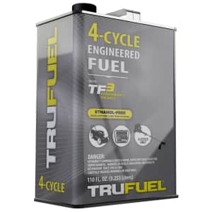 Trufuel Ethanol-Free 4-Cycle Engineered Fuel 110-oz. Can for $20 for members Trufuel Ethanol-Free 4-Cycle Engineered Fuel 110-oz. Can for $20 for members