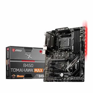 MSI B450 TOMAHAWK MAX II Gaming Motherboard (AMD Ryzen 3000 3rd gen ryzen AM4, DDR4, M.2, USB 3.2 for $129