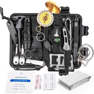 18-in-1 Emergency Survival & Camping Kit for $24 18-in-1 Emergency Survival & Camping Kit for $24