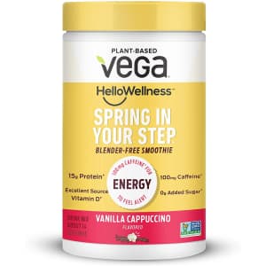 Vega Hello Wellness Spring in Your Step Blender Free Smoothie 13.8-oz. Container for $13 via Sub & Save