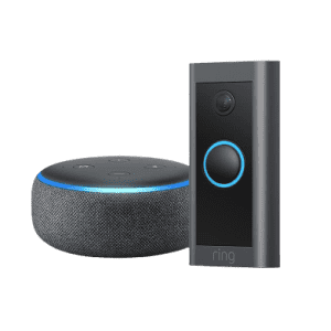 Ring Wired Video Doorbell w/ 3rd-Gen. Echo Dot for $42