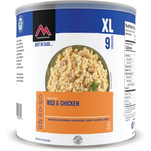 Mountain House Rice & Chicken 19-oz. Can for $18 Mountain House Rice & Chicken 19-oz. Can for $18