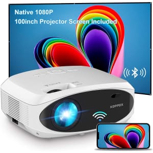 Xoppox 1080p WiFi Projector with Screen for $300 Xoppox 1080p WiFi Projector with Screen for $300