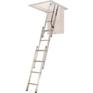 WERNER LADDER AA1510 AA1510B Ladder Aluminum Attic, 250 lb for $152