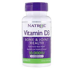 NATROL Vitamin D3 10000 IU, 60 CT for $12