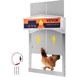 Vevor Automatic Chicken Coop Door for $61