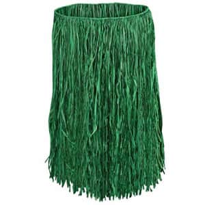 Beistle Adult Raffia Hula Skirt Party Supplies, 31"W x 28"L, Green for $19