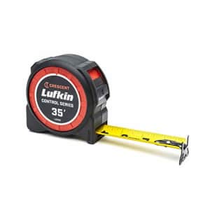 Crescent Lufkin 1-3/16 x 35' Command Control Series Yellow Clad Tape Measure - L1035C-02 for $19
