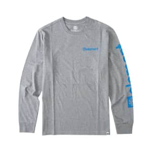 Element Men's Long Sleeve Tee Shirt, Light Grey Heather Joint, Small for $27