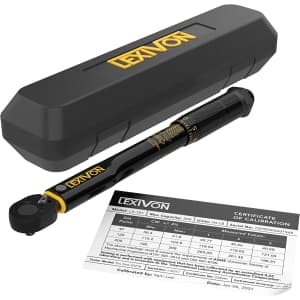 Lexivon 1/4" Drive Click Type Torque Wrench for $28 for Prime members Lexivon 1/4" Drive Click Type Torque Wrench for $28 for Prime members