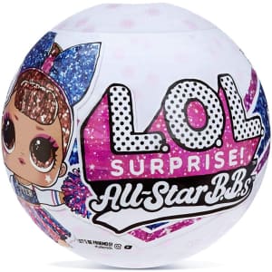 L.O.L. Surprise! All-Star BBs Sports Series 2 Cheer Team Sparkly Doll for $6