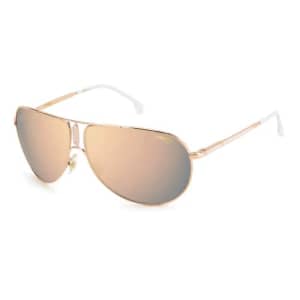 Carrera GIPSY65 0DDB/0J 64MM Gold Copper / Rose Gold ML Aviator Sunglasses for Men for Women + for $85