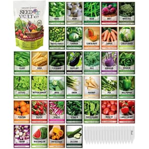 Gardeners Basics Seed Vault Kit for $36 via Sub & Save
