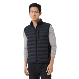 32 Degrees Men's Lightweight Recycled Poly-Fill Packable Vest for $18