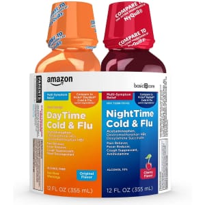 Amazon Basic Care Daytime & Nighttime Cold & Flu Relief for $8 via Sub & Save Amazon Basic Care Daytime & Nighttime Cold & Flu Relief for $8 via Sub & Save