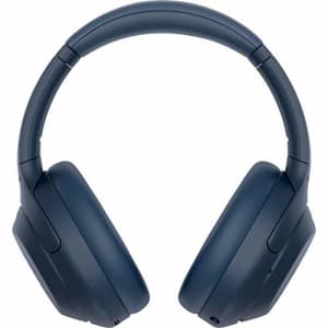 Sony WH-1000XM4 Wireless Noise-Cancelling Over-The-Ear Headphones Midnight Blue (Renewed) for $200