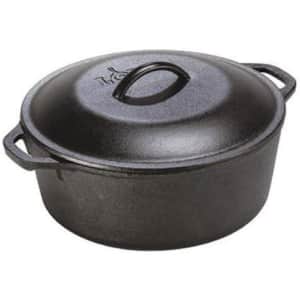 Lodge 5-Quart Cast Iron Dutch Oven for $43 Lodge 5-Quart Cast Iron Dutch Oven for $43