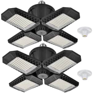 Jennten 100W LED Garage Light 2-Pack for $20 Jennten 100W LED Garage Light 2-Pack for $20