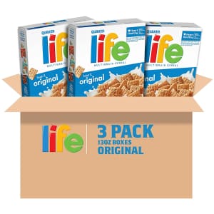 Life Cereal 13-oz. Breakfast Cereal Box 3-Pack for $6.97 via Sub & Save