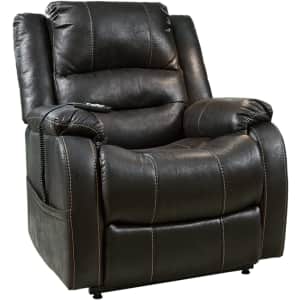 Signature Design by Ashley Yandel Faux Leather Electric Power Lift Recliner for $874