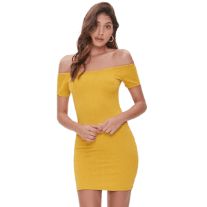Forever 21 Women's Off-the-Shoulder Mini Dress for $11 Forever 21 Women's Off-the-Shoulder Mini Dress for $11