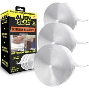 Alien Seal 49-Ft. Weatherproof Anti-Draft Silicone Strip: 2 for $34 Alien Seal 49-Ft. Weatherproof Anti-Draft Silicone Strip: 2 for $34