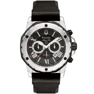 Bulova Men's Marine Star Chronograph Silicone Strap Watch for $394