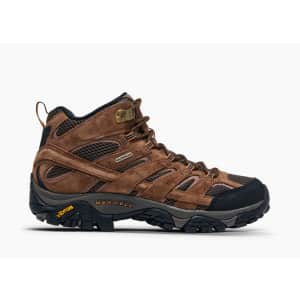 Merrell Men's Moab 2 Waterproof Hiking Boots for $58
