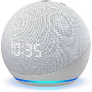 4th-Gen Amazon Echo Dot with Clock for $35 4th-Gen Amazon Echo Dot with Clock for $35