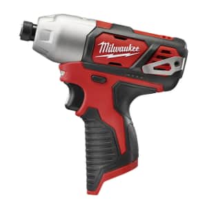 Milwaukee M12 12V Cordless 1/4" Hex Impact Driver for $43 Milwaukee M12 12V Cordless 1/4" Hex Impact Driver for $43