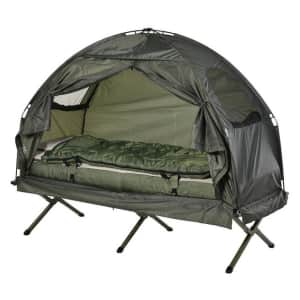 Outsunny Portable Camping Cot Tent for $120 Outsunny Portable Camping Cot Tent for $120