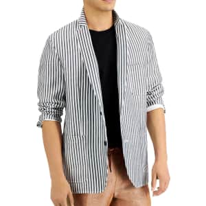 INC Men's Slim-Fit Striped Blazer for $27 INC Men's Slim-Fit Striped Blazer for $27