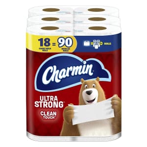 Charmin Ultra Strong Clean Touch Toilet Paper Mega Roll 18-Pack for $23 via Sub & Save
