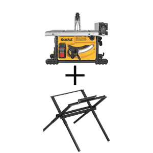 DeWalt 15A Compact Jobsite Tablesaw w/ Stand for $329